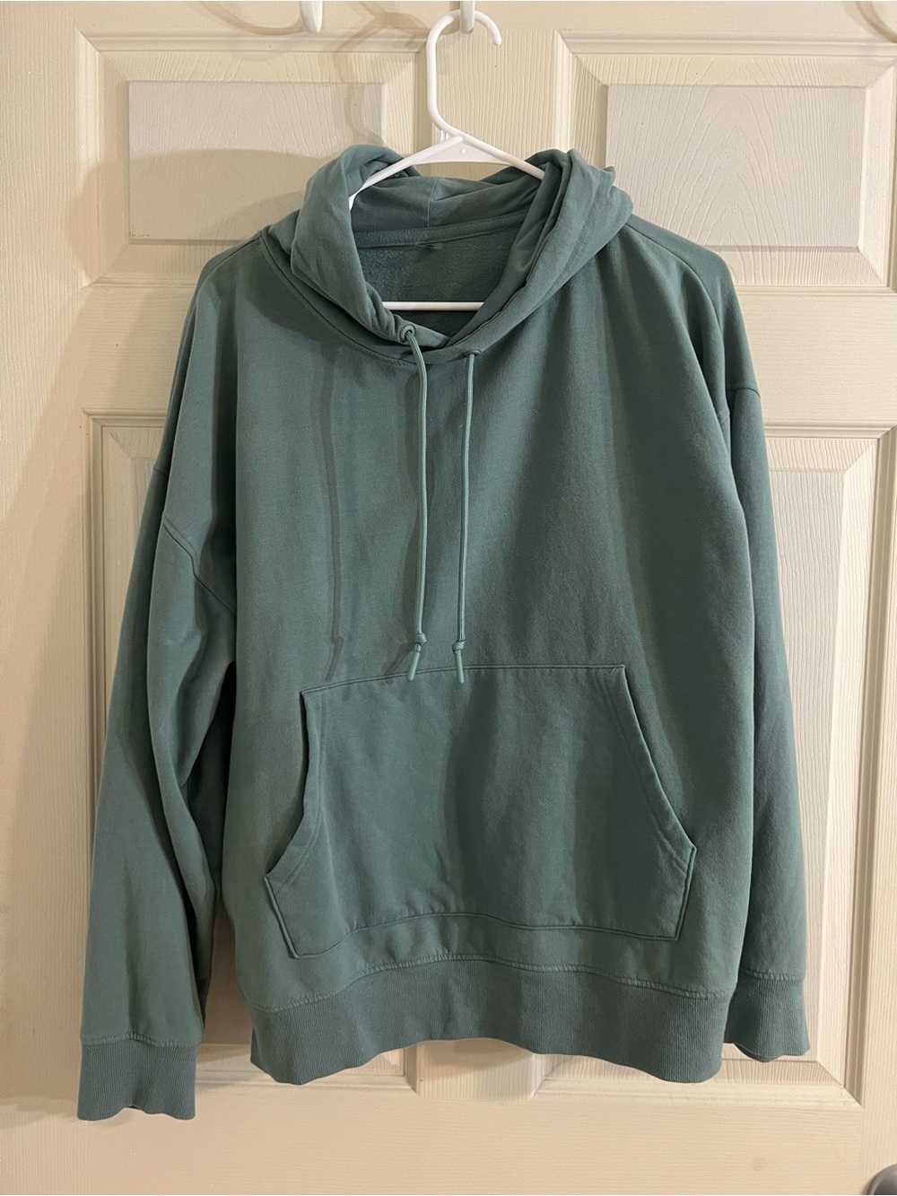 Women’s Sz XL Sage Green Pullover Hoodie - Casual Long Sleeve Sweatshirt